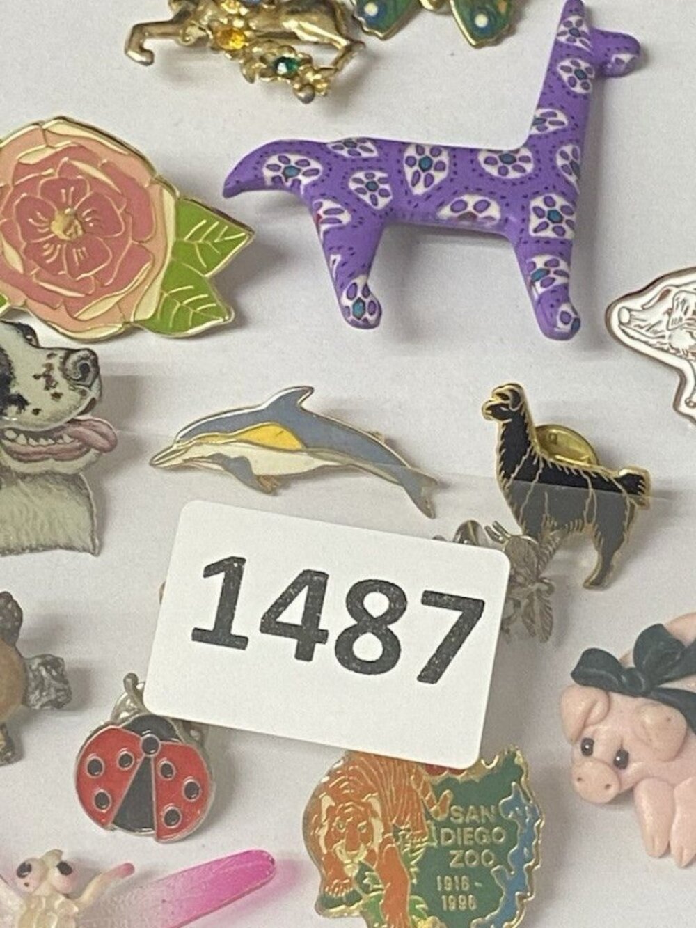 Lot 15 Dog Dragonfly Pig Llama Tiger Mosquito Ladybug Butterfly Unicorn - Picture 14 of 14